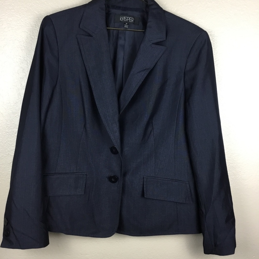 Kasper Two Button Blazer